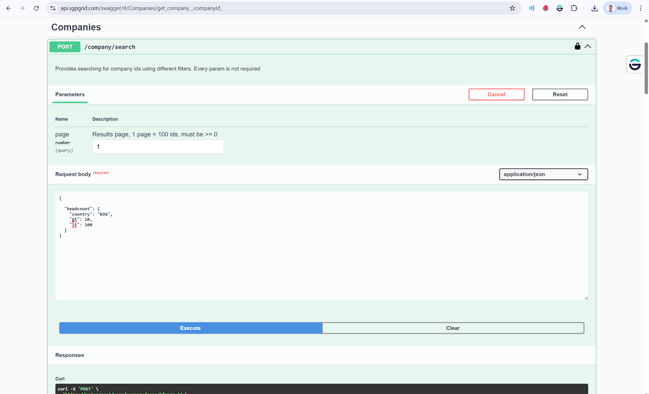 Step 3: Use the filter to search for companies or personnels.
