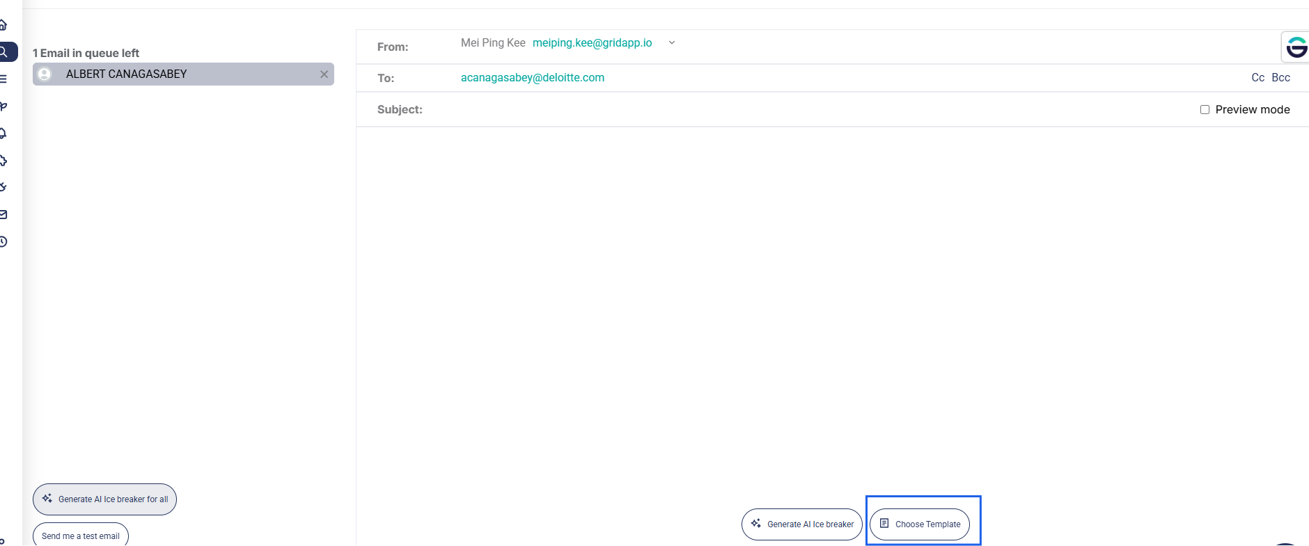 Steps to create an email template