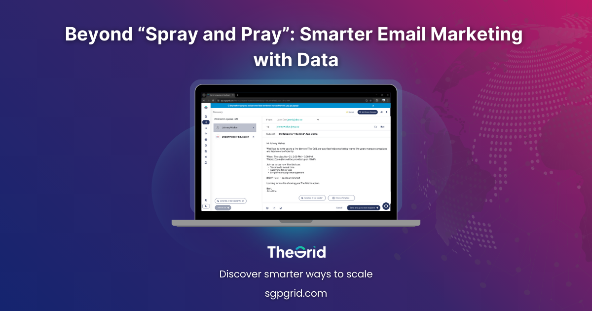 Email Marketing in the Age of Data: Beyond the “Spray and Pray” Approach